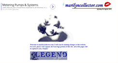 Desktop Screenshot of marilyncollector.com